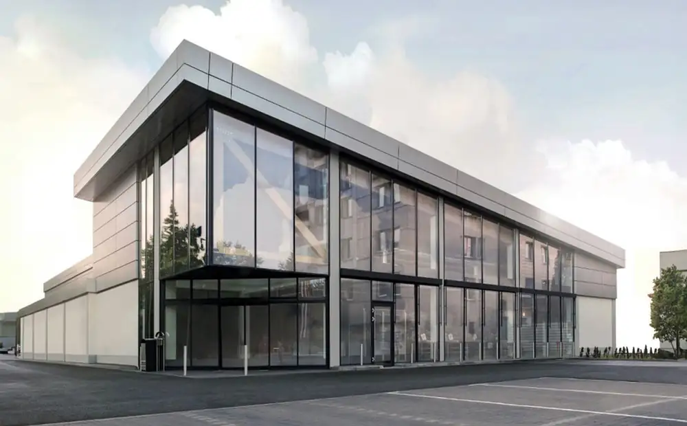 Commercial building built with SYSTEM 3E